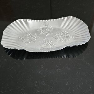 Vintage Stamped Aluminum Tray